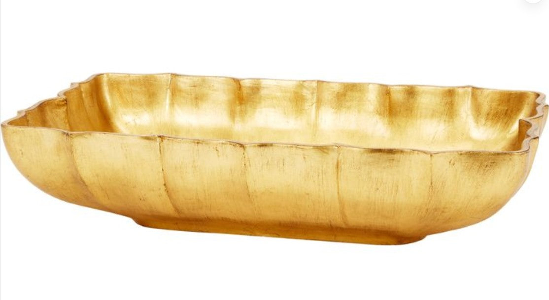 Neven Gold Leaf Decorative Bowl