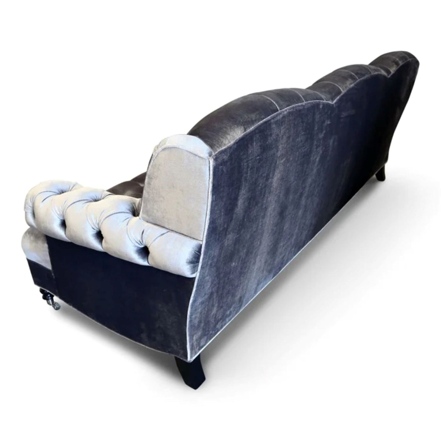 Phil Slate Velvet Sofa