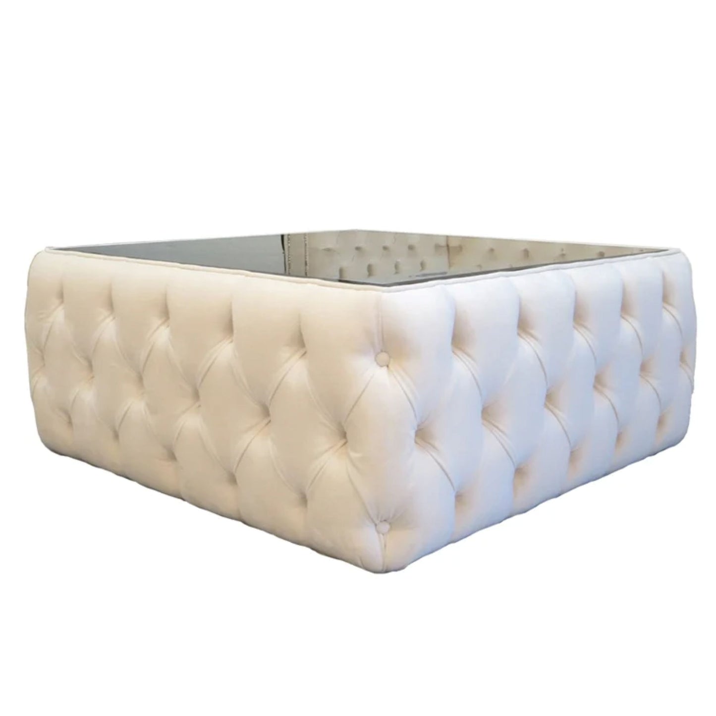 Rose Mirror Ottoman