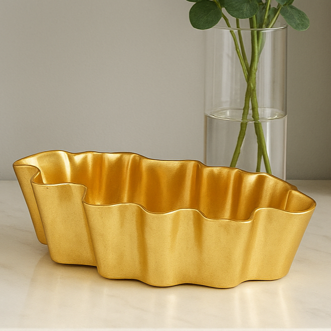 Jennie Gold Leaf Bowl