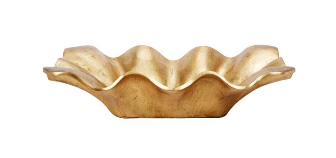 Crenshaw Gold Leaf Decorative Bowl