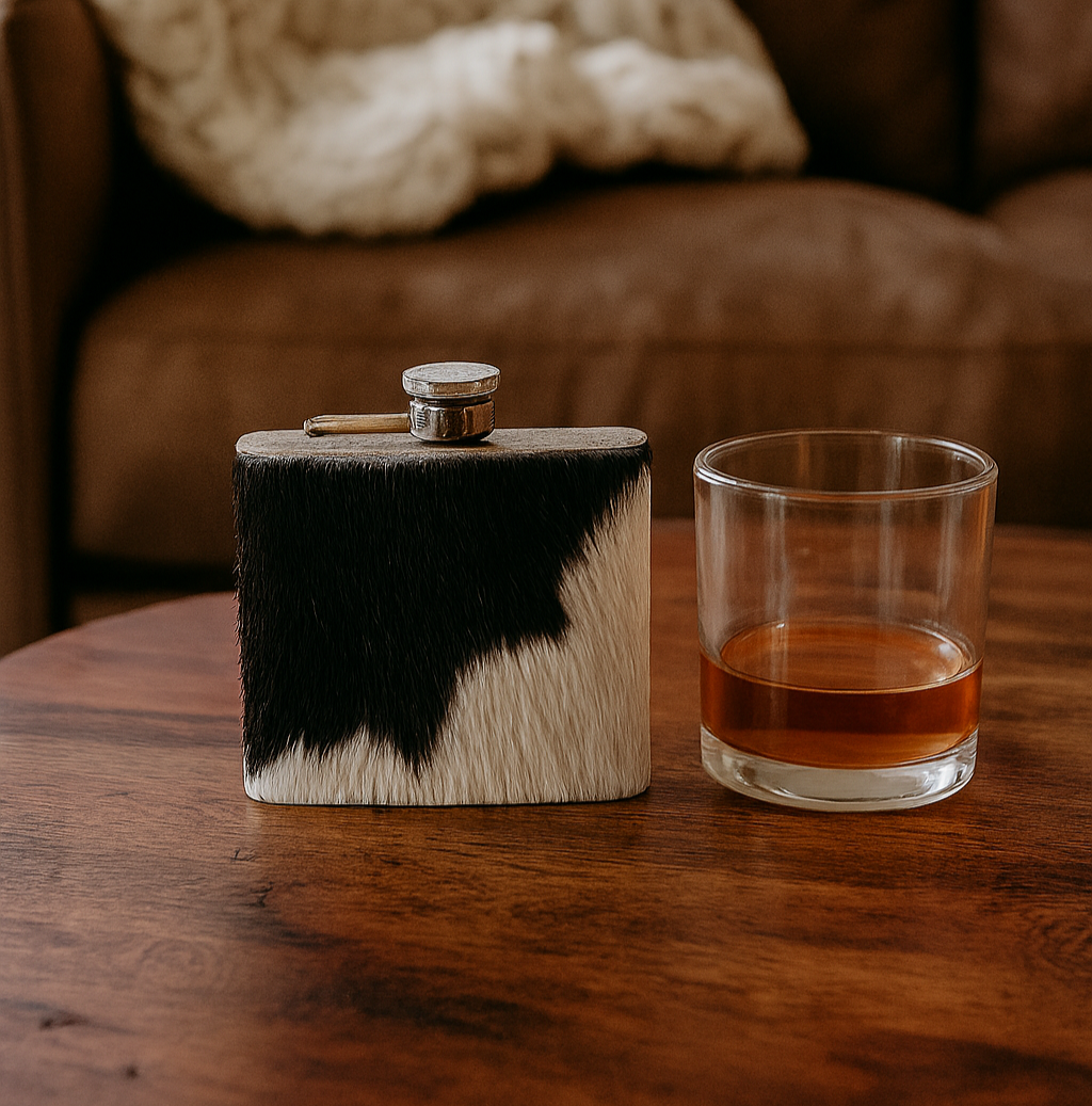 Dale Cowhide Flask 6oz.