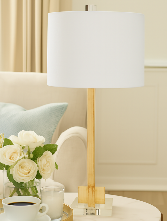 Grey Table Lamp